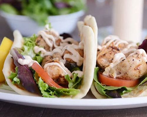 Grilled Lemon Chicken Wrap