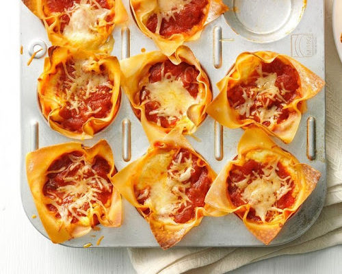 Muffin Tin Lasagna