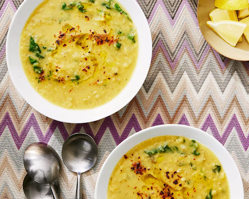 Lemony Lentil & Chard Soup