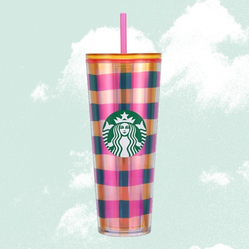 Checkered Cold Cup (24 oz)