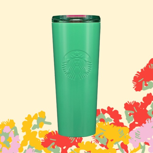 Green Stainless Steel Tumbler (16 oz)