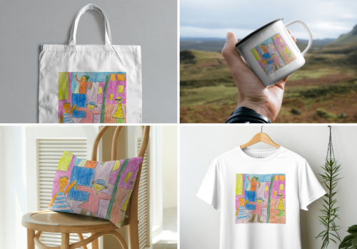 Turn Your Child's Artwork into Beautiful Gifts by Abi Isa Lee