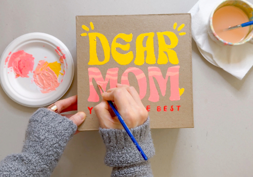 Mother's Day handmade gift box design by Abi Isa Lee