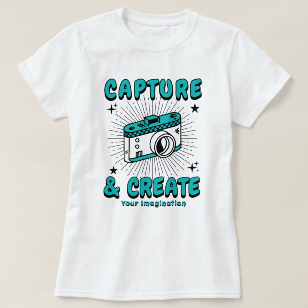 Capture & Create T-shirt design