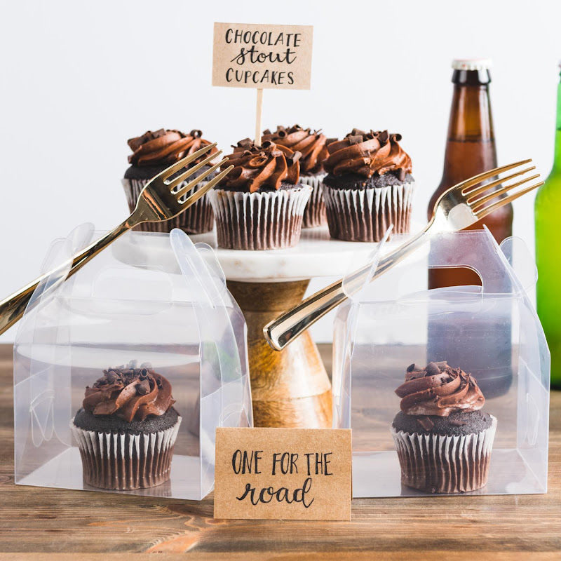 Beer party cupcakes